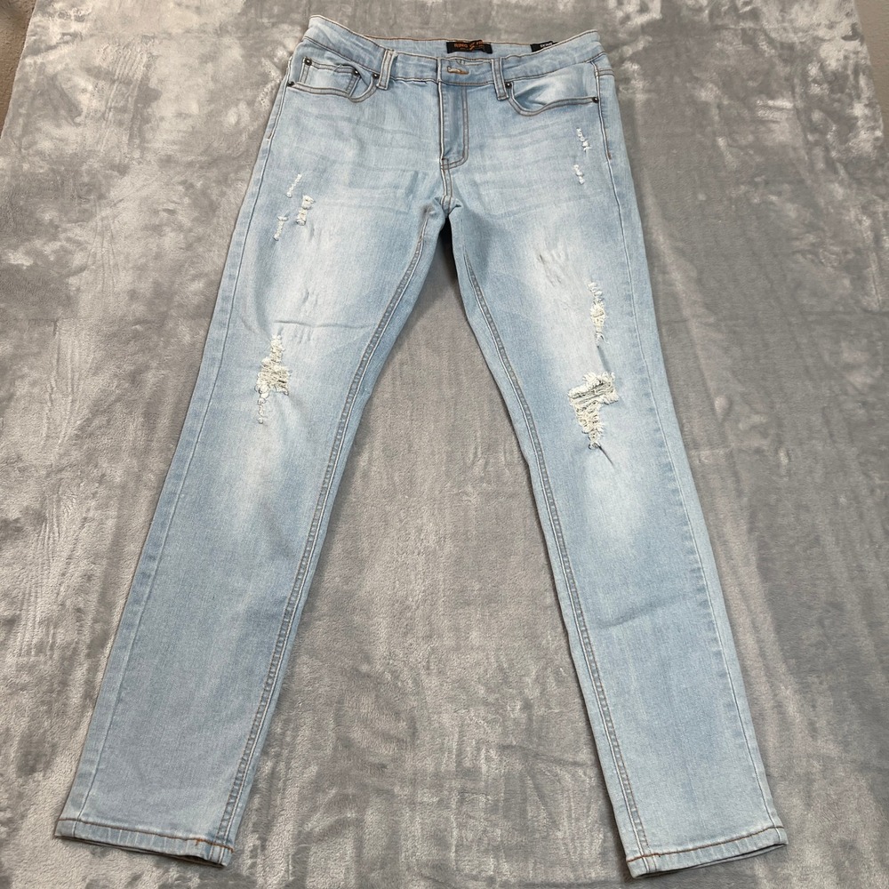 Ring of Fire Skinny Jeans Women's‎ Size  W30 L28 Light Distressed Women W30 L3
